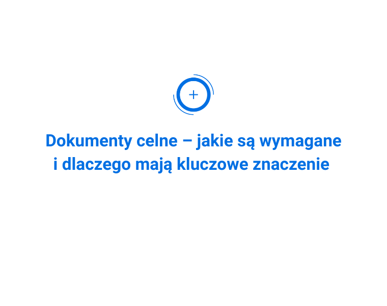 Dokumenty celne