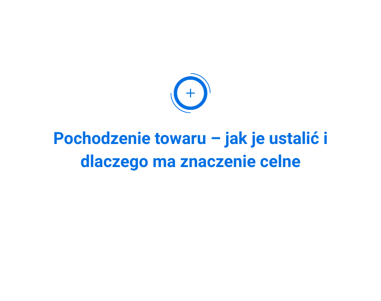 Pochodzenie towaru