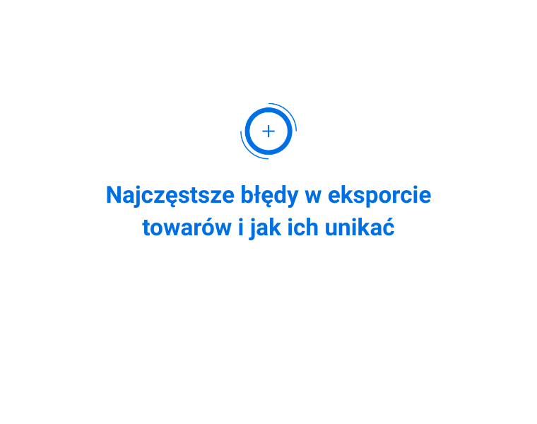 błędy w eksporcie