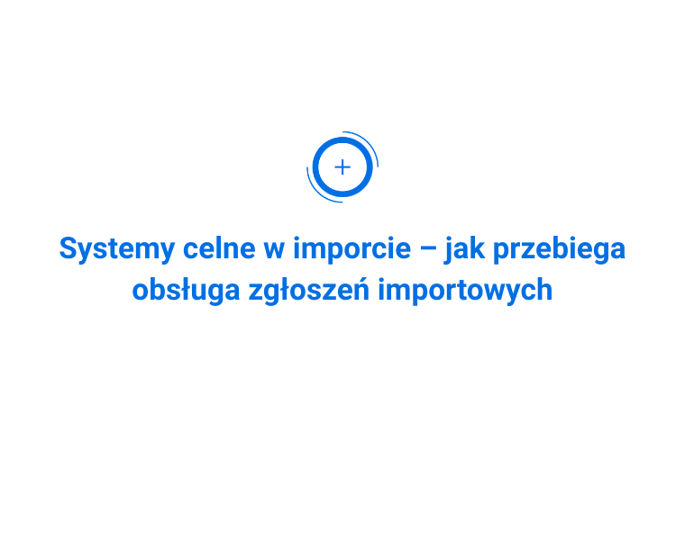 system celny import